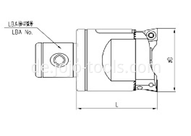 RBA32 Indexable Twin Bit Roughing Boring Head